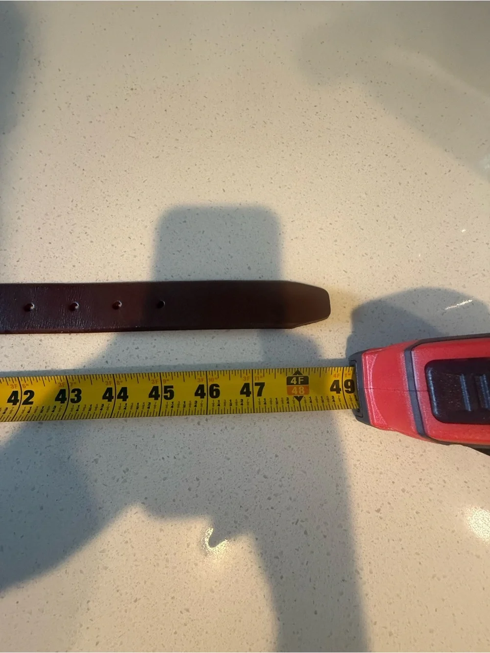GAP | Classic Brown Leather Belt with Brass Buckle